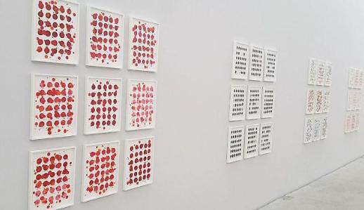 [전시 영상톡]바둑판 같은 그림 배열,혹시 미니멀리즘? 로니혼 개인전 국제갤러리