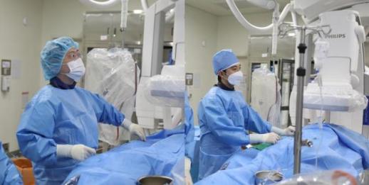 한림대동탄성심병원, 국내 최초 인조혈관 경유한 타비시술 성공