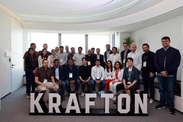 크래프톤, 인도 최고 경영자 대표단과 게임·AI 기술전략 논의