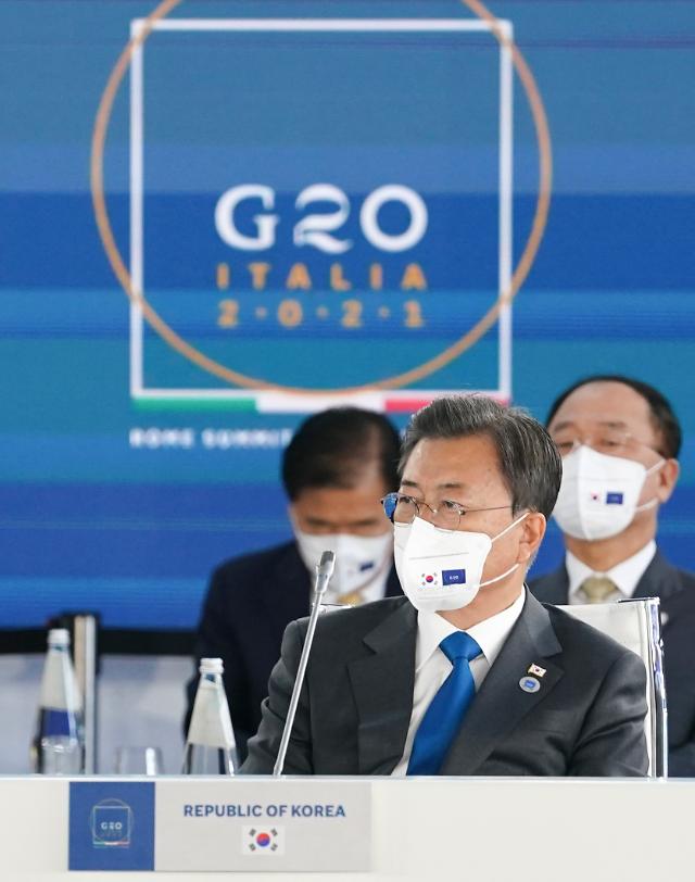 ​文, G20 기후변화·환경 세션 참석…탄소중립 이행 의지 재천명