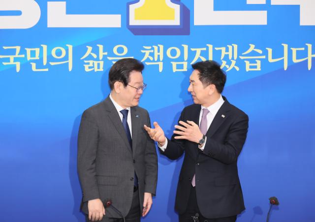 김기현, 이재명 대선공통공약추진단 제안에 화답...민생 협치 한목소리