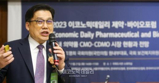 [2023 제약바이오포럼] 박정태 부회장 CMO·CDMO 업태로 지정해야…원자재 국산화 지원 필요