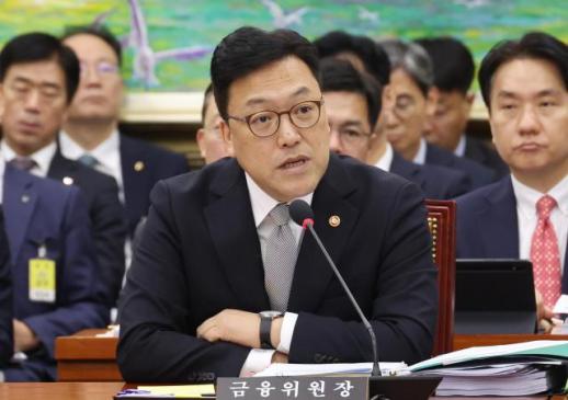 [2024 국감] 김병환 가계대출 증가세 둔화…건전성 관리 만전
