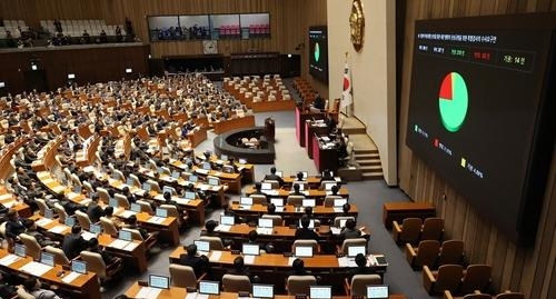 계엄사태 상설특검 상설특검 국회 통과...與 친한계 중심 22명 찬성  