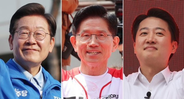 사실상 굳어진 대선 3자 구도…후보들, 사전투표 표심잡기 총력전