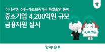 [데일리 뱅킹 브리프] 힘내라 중소기업…하나은행, 4200억원 규모 금융지원 外