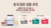 KT, 中·日 로밍 혜택 강화…데이터 2배·음성통화 60분 무료