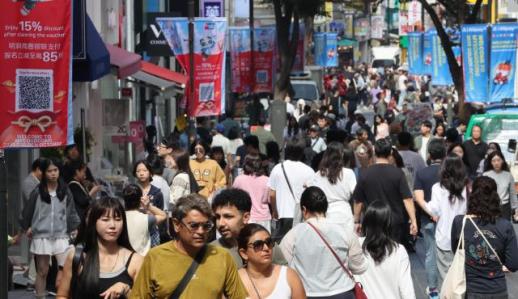 上月访韩中国游客同比增长16% 流通与旅游业回暖可期