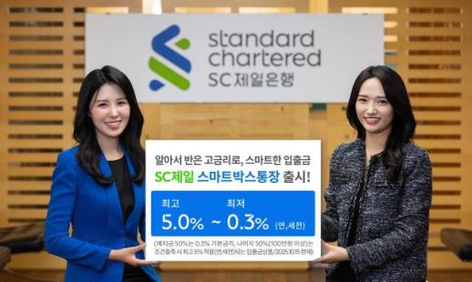 SC제일은행, SC제일 스마트박스통장 출시…알아서 반은 고금리로