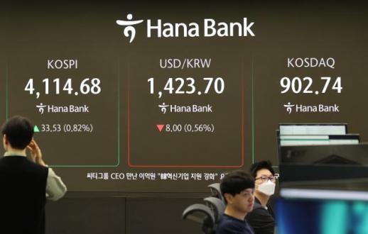 韩美首脑会谈提振韩国股市 KOSPI盘中首破4100点