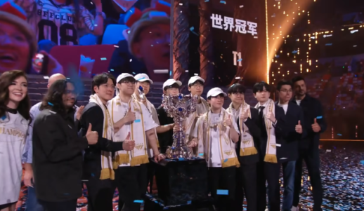 T1, 통신사 더비 접전 끝 KT 꺾고 롤드컵 3연패…페이커 통산 6회 우승 금자탑