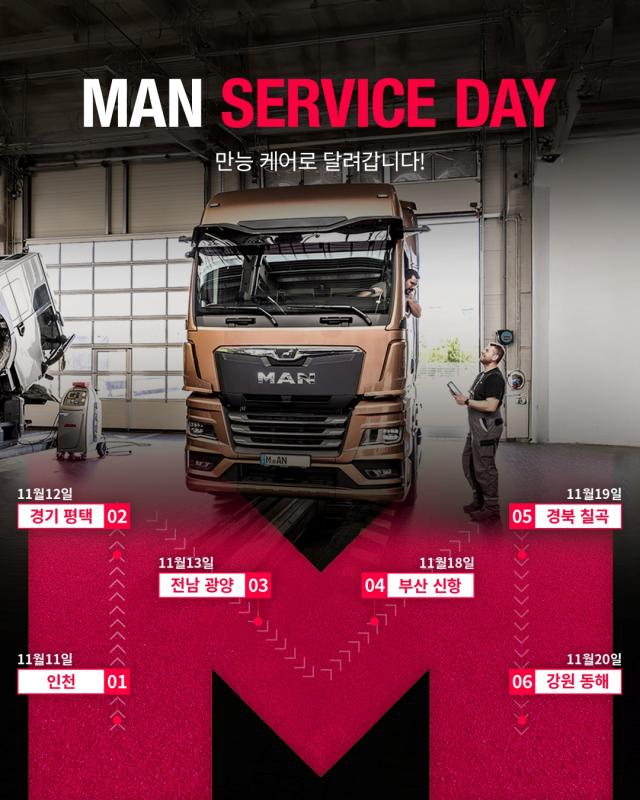 만트럭버스코리아, 고객 지원 프로그램 MAN 서비스데이 실시