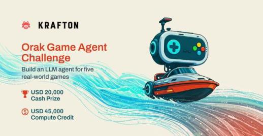 크래프톤, AI들의 게임 올림픽 열린다… AI 게임 실력 겨루는 Orak 챌린지 개최