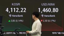 코스피 1%대 상승...4150선에서 마감