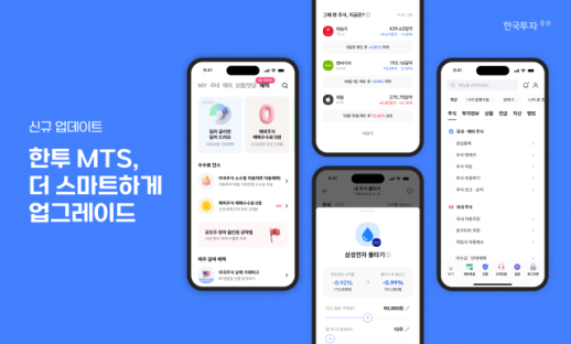한국투자증권, MTS 신규기능 탑재