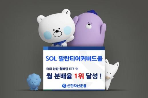 신한자산운용, SOL 팔란티어 커버드콜 ETF 2종 개인순매수 1300억원 돌파