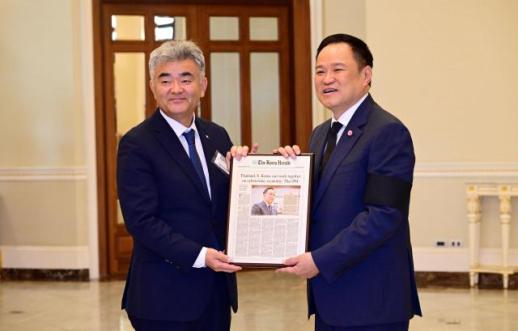 정원주 대우건설 회장, 태국 총리 예방…K시티 모델로 동남아 개발 진출 박차