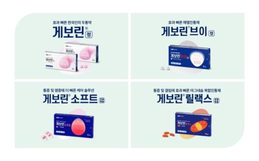 삼진제약 게보린,  증상별 통증 맞춤 라인업 구축