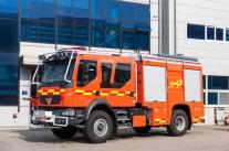 볼보트럭코리아, 험지용 소방펌프차 출고...에프원텍과 협력 제작