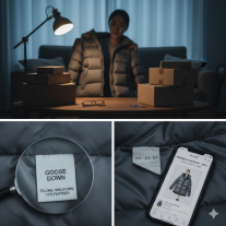 무늬만 구스다운…온라인 쇼핑몰 패딩, 충전재 표기 오류 적발