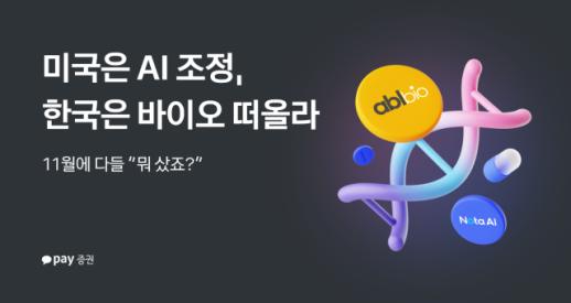 카카오페이증권, 11월 투자트렌드 공개…AI·반도체 약세로 수익률↓