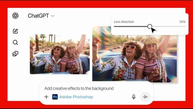 어도비, 챗GPT용 포토샵·익스프레스·애크로뱃 출시… 대화창서 바로 편집