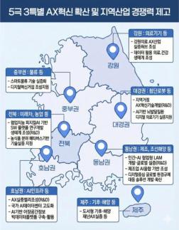 정부, 4개 권역에 3조1000억 투입…지역 AI 혁신거점 띄운다