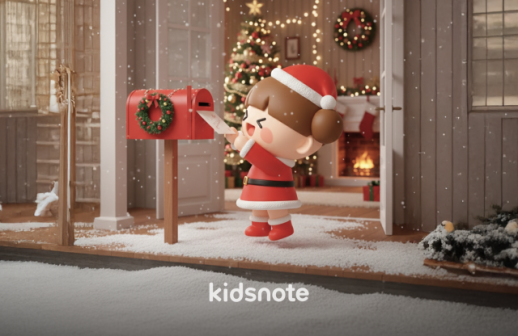 키즈노트, 크리스마스 맞아 산타에게 편지 쓰기 기능 오픈