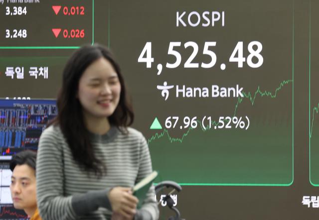 코스피, 4525.48로 사상 최고치 마감…72만 닉스 한 몫