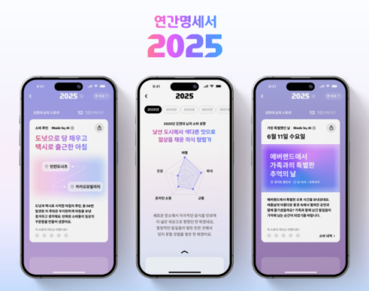 현대카드, 개인 소비 인사이트 제공 연간명세서 2025 오픈