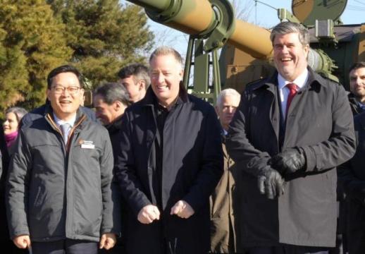 Canada’s defense procurement minister visits Hanwha Aerospace plant, cites potential for deeper cooperation