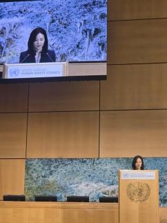 Vice FM Kim pledges inter-Korean dialogue on humanitarian issues at UN rights council