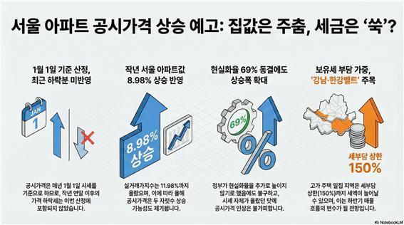 집값 둔화에도 공시가격 상승 전망…서울 보유세 부담 변수