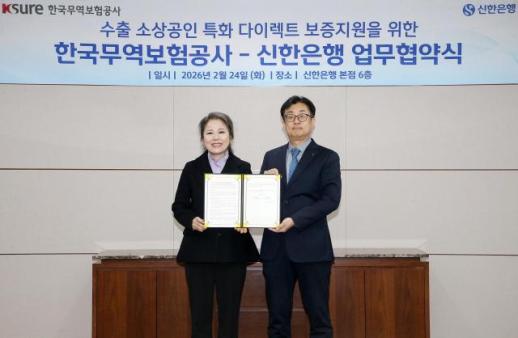 Shinhan Bank, K-Sure Expand Support for Small Exporters Up to 120 Million Won