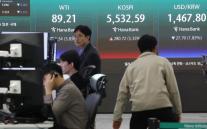 국제 유가 안정에 코스피 5% 반등 마감…원·달러 환율 26원 뚝