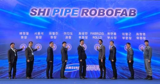 Samsung Heavy Industries Launches Shipbuilding Industry’s First Robotic Pipe Spool Factory