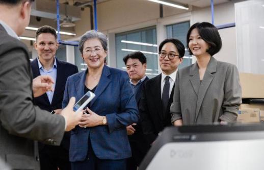 네이버 사옥서 만난 최수연 대표·리사 수 AMD 대표…AI 생태계 확장 맞손