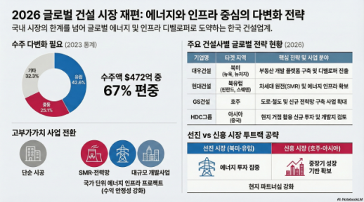 시장 둔화 속 돌파구 찾는다…건설사 수장들 해외 사업 확대 총력전