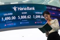 코스피 미국·이란 종전 결렬 불안에 약세…장 초반 급락 후 5800선 지켜