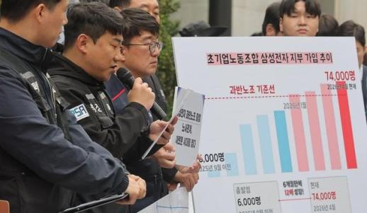 삼성전자 첫 과반노조 출범…총파업 예고에 30조 손실 경고