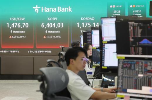 코스피, 0.1% 하락 출발 후 6400선 터치…등락 반복하며 혼조세