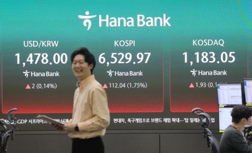 코스피 6500 첫 돌파…장중 사상 최고치 또 경신