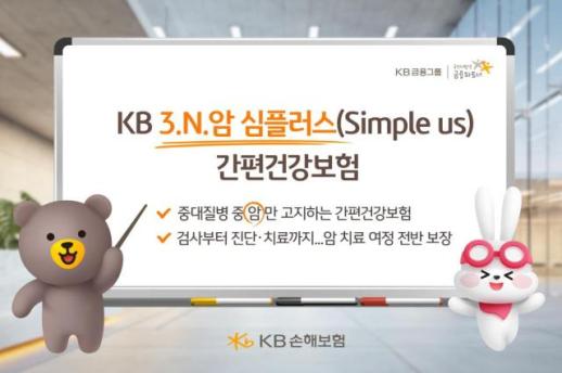 [보험업계 스냅샷] KB손보, KB 3.N.암 심플러스 간편건강보험 출시 外