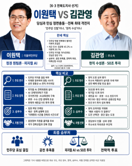 [6·3 격전지 전북] 민주당 깃발이면 끝난다?…당심과 민심 정면충돌한 전북