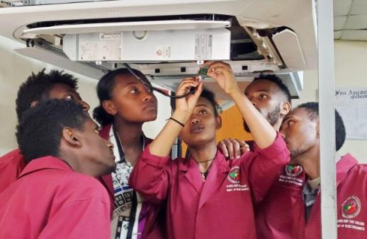 LG Electronics Shares Vocational Training Expertise with Somalia