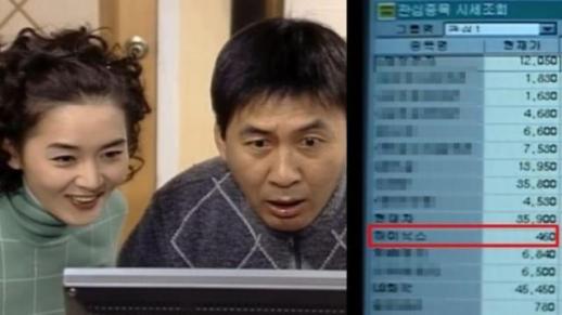 Hynix Stock Price at 460 Won Featured in 2002 Sitcom Scene
