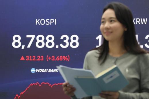 黄仁勋效应显现 KOSPI再创新高距离9000点一步之遥