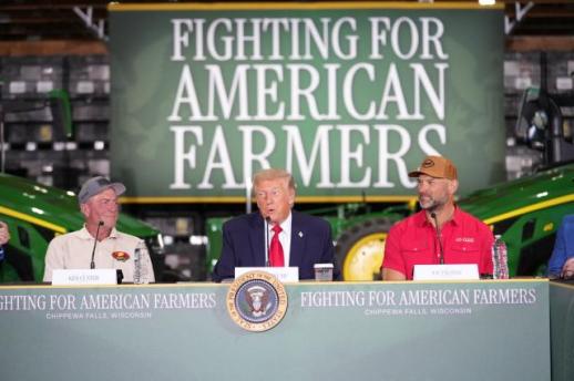 Trump Appeals to Farmers in Wisconsin, Emphasizes Support