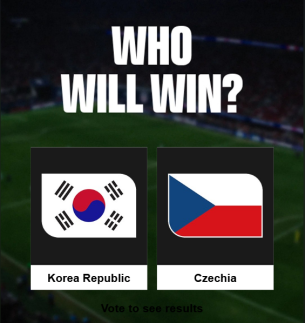 South Korea set to face Czechia in must-win World Cup opener