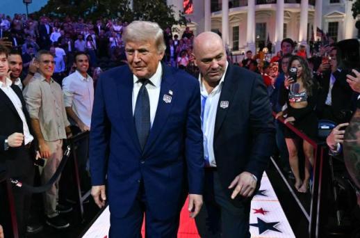 UFC Octagon Set Up on White House Lawn for Unprecedented Event